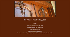 Desktop Screenshot of bobjohnsonwoodworking.com