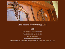 Tablet Screenshot of bobjohnsonwoodworking.com